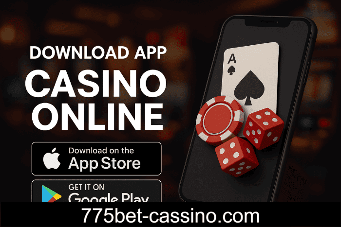 Baixar aplicativo Cassino 775BET e ganhar bônus