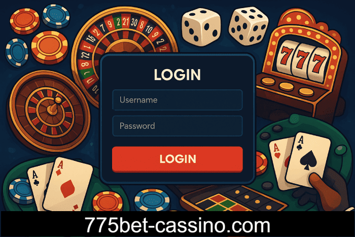 Login Cassino 775BET apostas seguras online