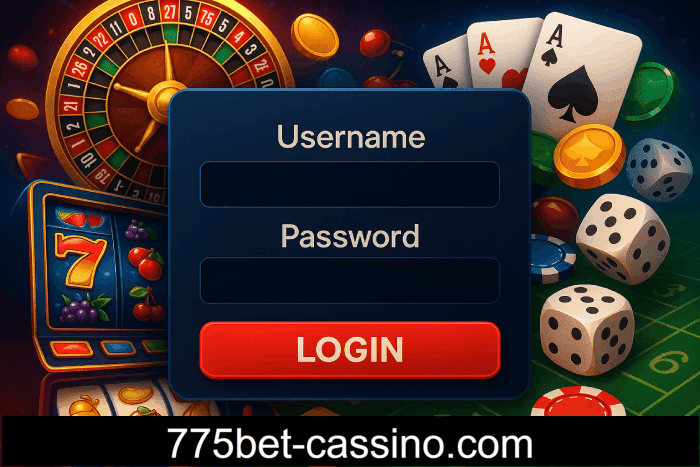 Acessar conta no Cassino 775BET Brasil